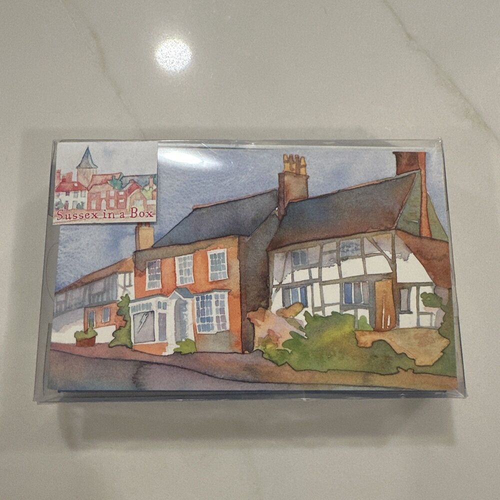 Emma Ball's Sussex in a Box - 10 Mini Greeting Cards - England UK